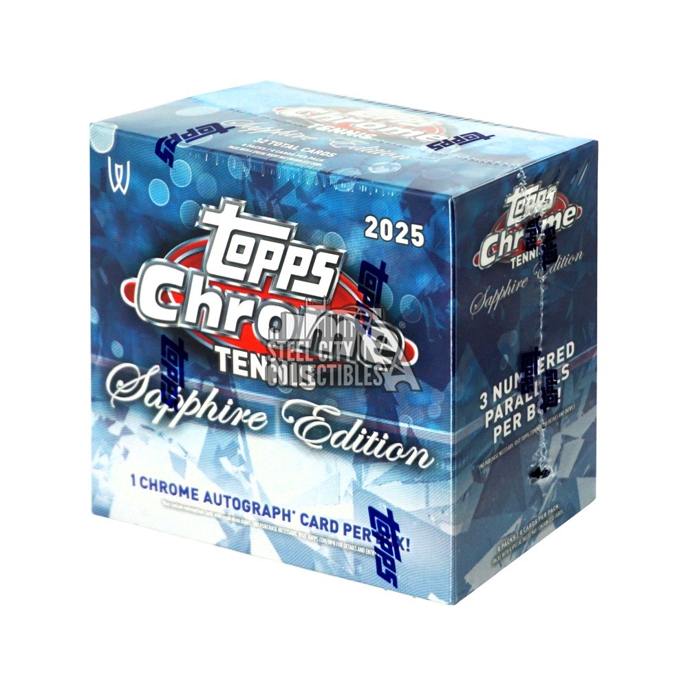 2025 Topps Chrome Tennis Sapphire Edition Box | Steel City