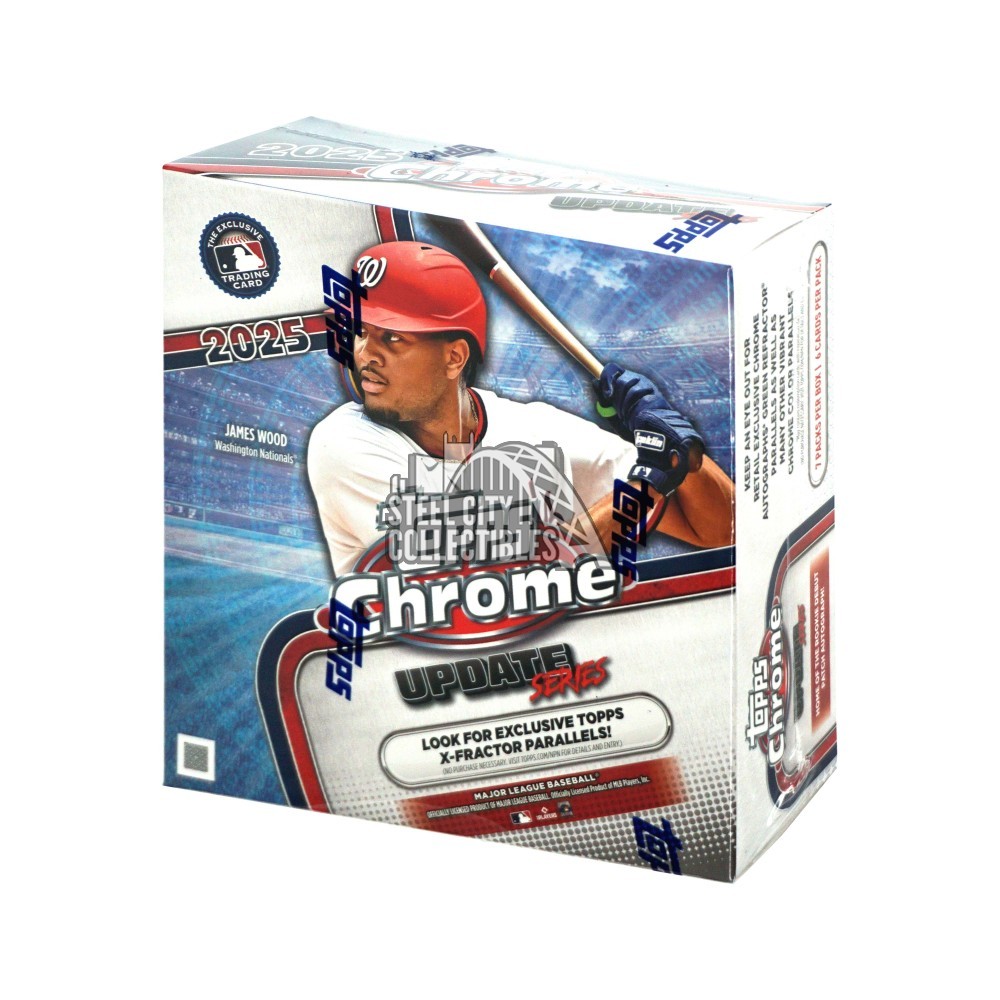 MAY♪♪ 2025 Topps Chrome Update Series Baseball Mega Box | Steel City