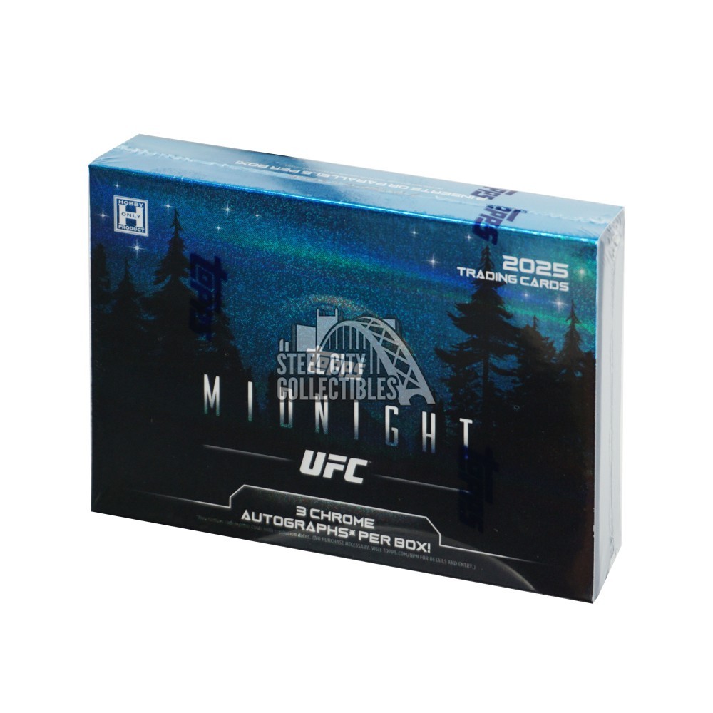 2025 Topps Midnight UFC Hobby Box | Steel City Collectibles