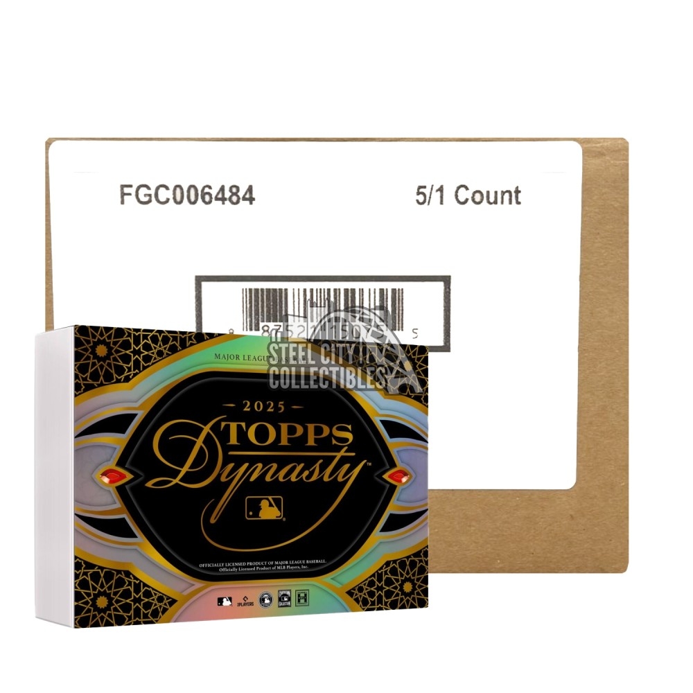 2025 Topps Dynasty Baseball Hobby 5-Box Case | Steel City Collectibles