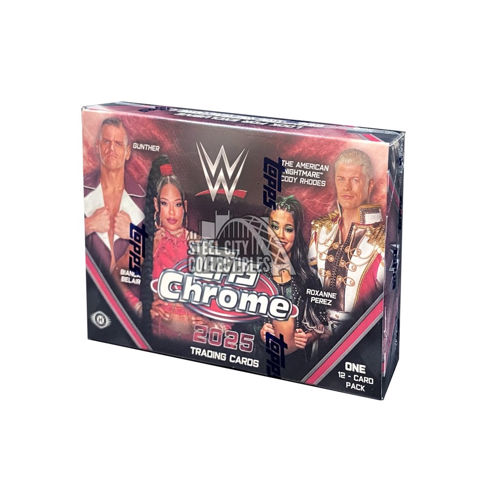 2025 Topps WWE Wrestling Chrome Breaker's Delight Box 2025 Topps WWE Wrestling Chrome Breaker's Delight Box