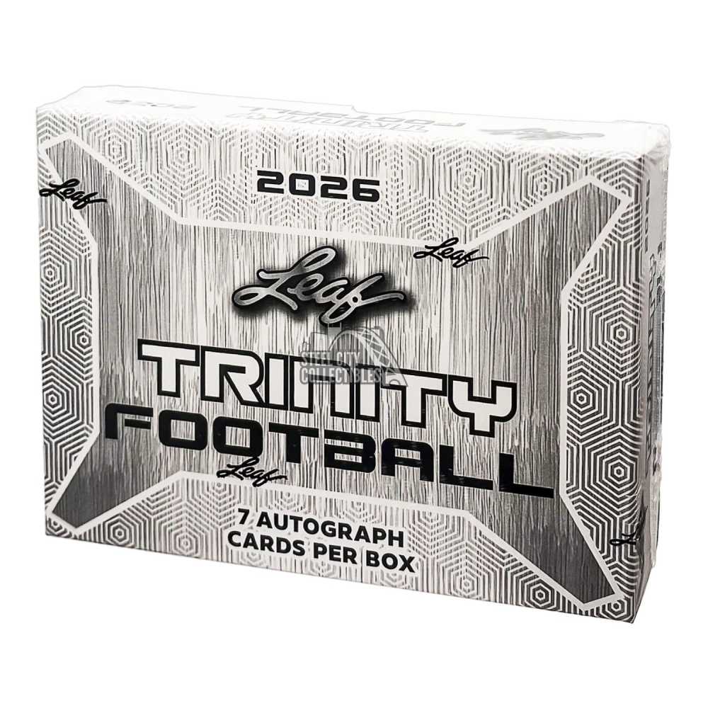 2026 Leaf Trinity Football Hobby Box | Steel City Collectibles