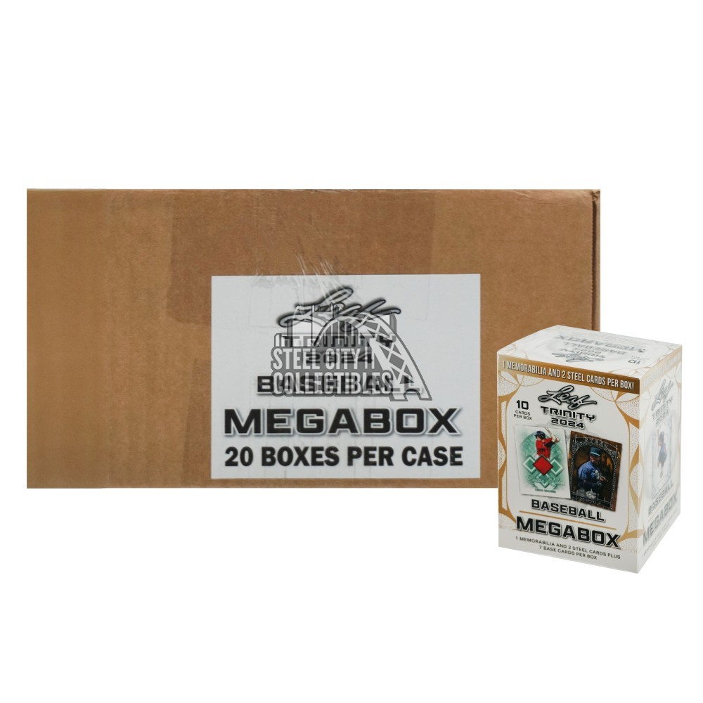 2024 Leaf Trinity Baseball Mega 20-Box Case | Steel City Collectibles