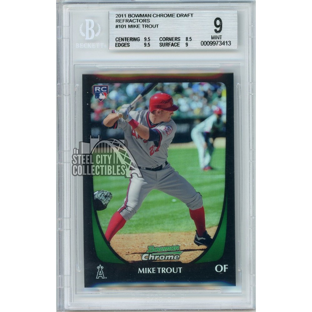 rare mike trout cards MIKE TROUT /20 RARE BGS 10 Pristine!!!