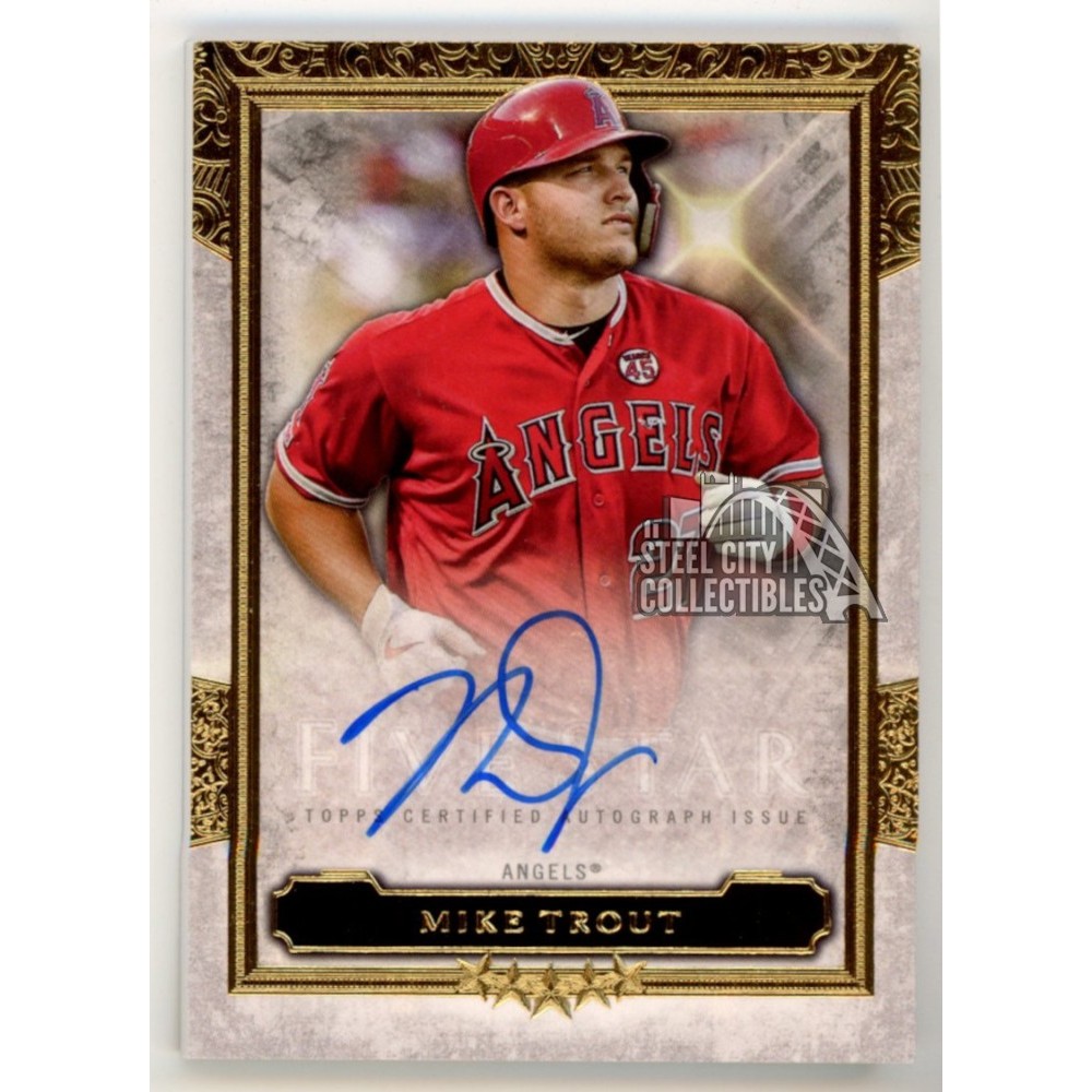 Mike Trout 2020 Topps Five Star Autograph Card #FSA-MT