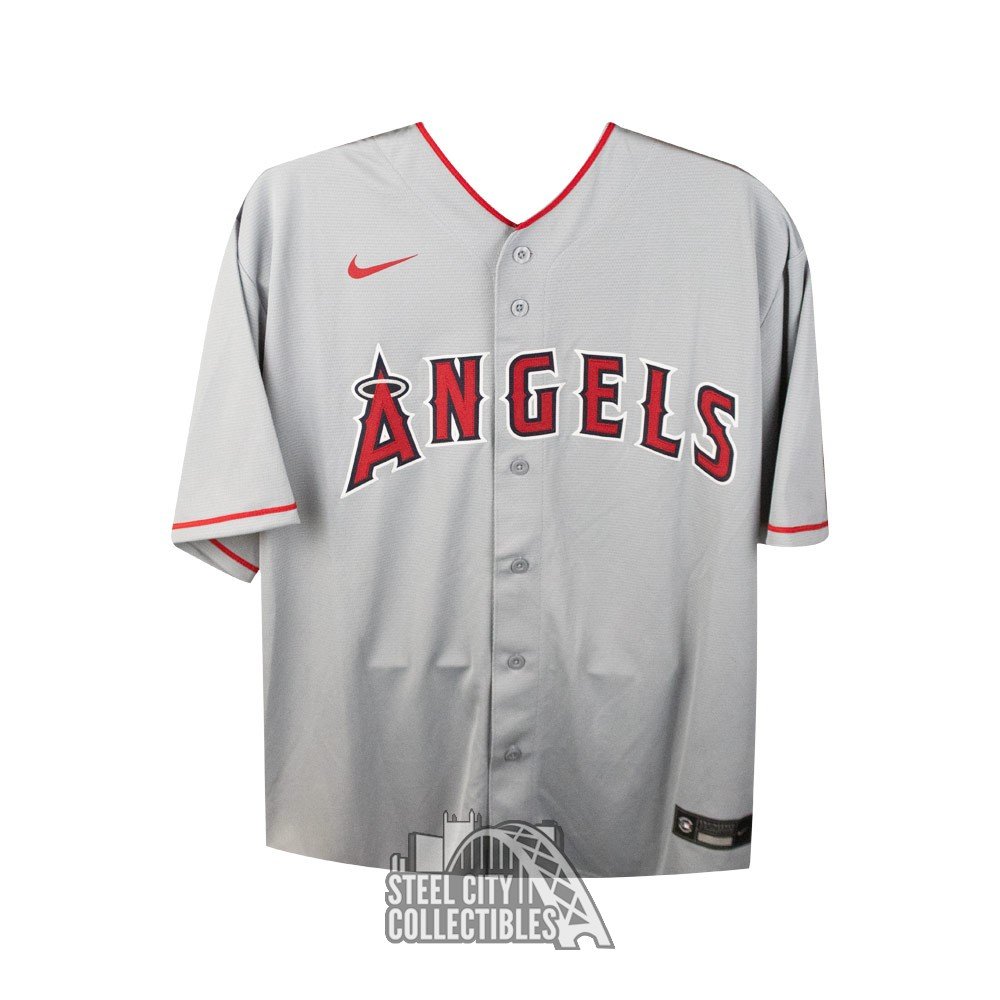 Mike Trout Autographed Los Angeles Angels Nike Baseball Jersey   MLB  Hologram
