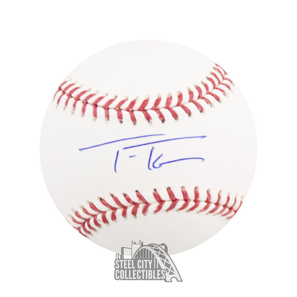 trea turner autographed baseball