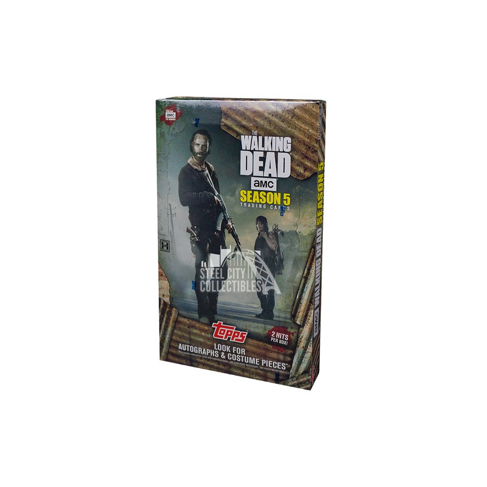 The Walking Dead Season 5 Trading Cards 2016 Topps Hobby Box 