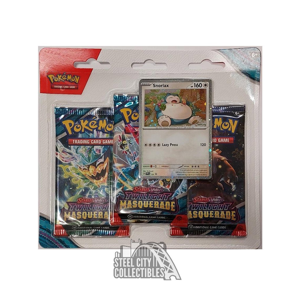 Pokemon Scarlet & Violet Twilight Masquerade 3-Pack Blister Case Pokemon Scarlet & Violet Twilight Masquerade 3-Pack Blister Case
