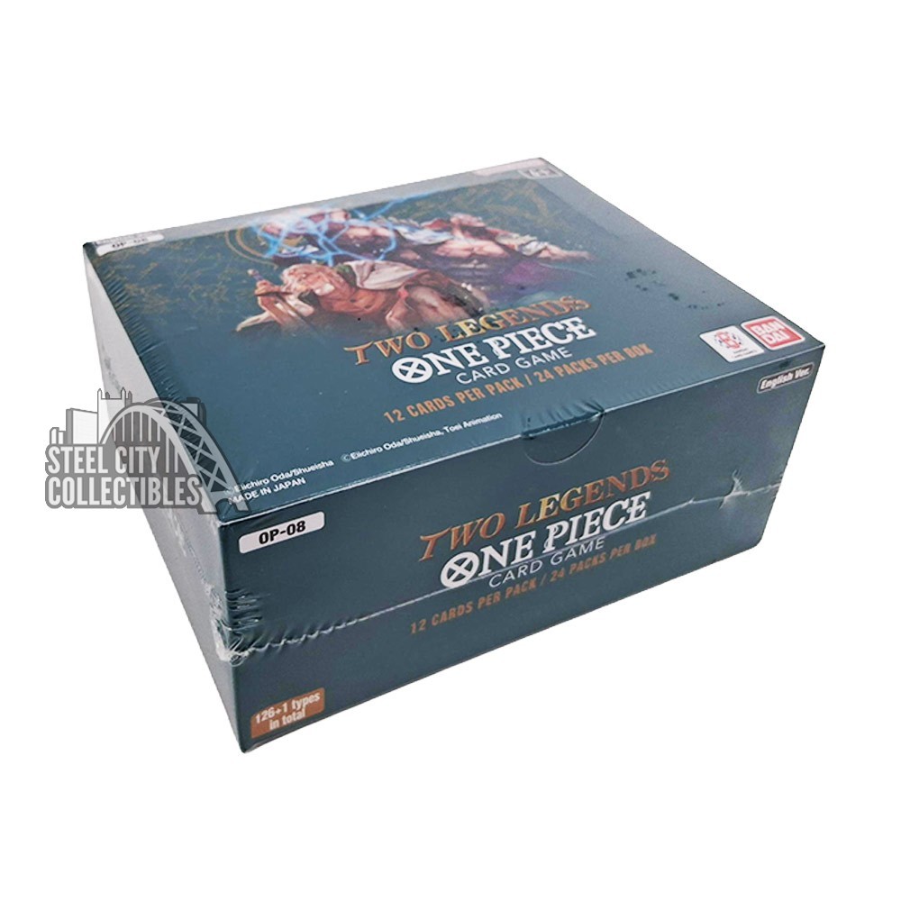 one piece 2 legends booster box Amazon.com: BANDAI Two Legends Booster Pack OP-08 - One Piece Card Game main image 0