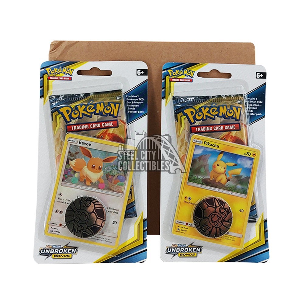Pokemon Sun & Moon Unbroken Bonds Checklane Blister 16-Pack Box