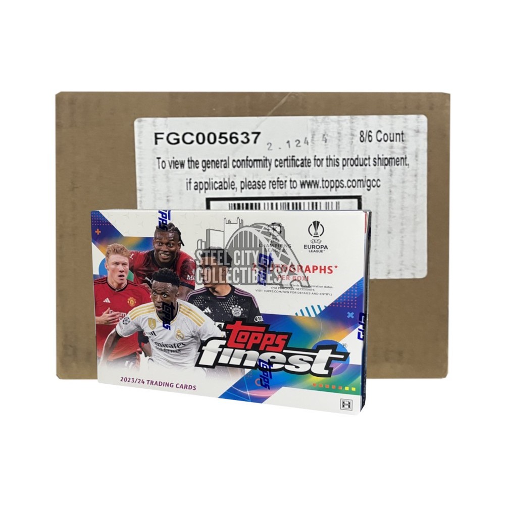 2023-24 Topps UEFA Club Competitions Finest Soccer Hobby 8