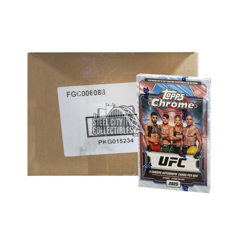 Lot 9 Cartes UFC Topps Chrome 2025 - Étoiles Rouges/bleues (rookies, Orolbai, Charriere...)