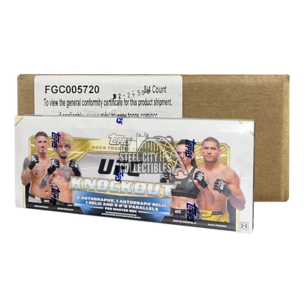 2024 Topps UFC Knockout Hobby 8-Box Case | Steel City