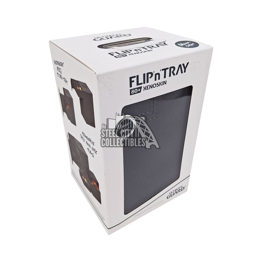 Ultimate Guard Flip 'n' Tray 80+ Deck Box Monocolor - Grey