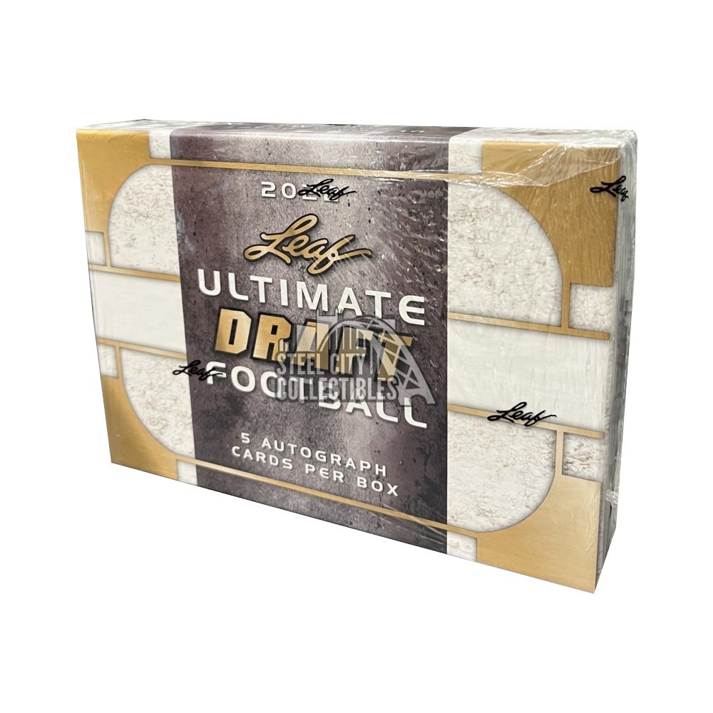 2022 Leaf Ultimate Draft Football Hobby Box Steel City Collectibles