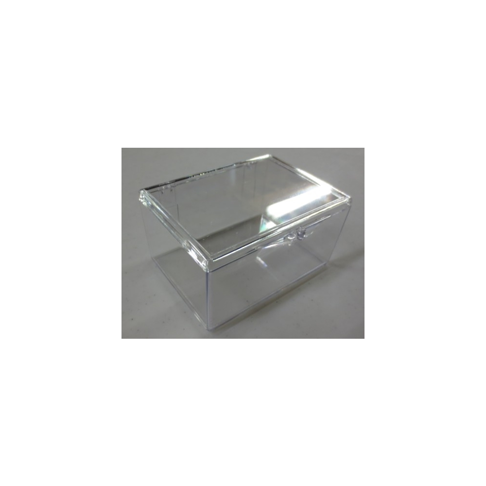 100ct Card Hinged Box Snap Case For Card Storage 