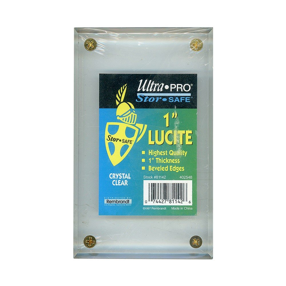 Ultra Pro 1" Thick Lucite Screwdown Card Holder Steel City Collectibles