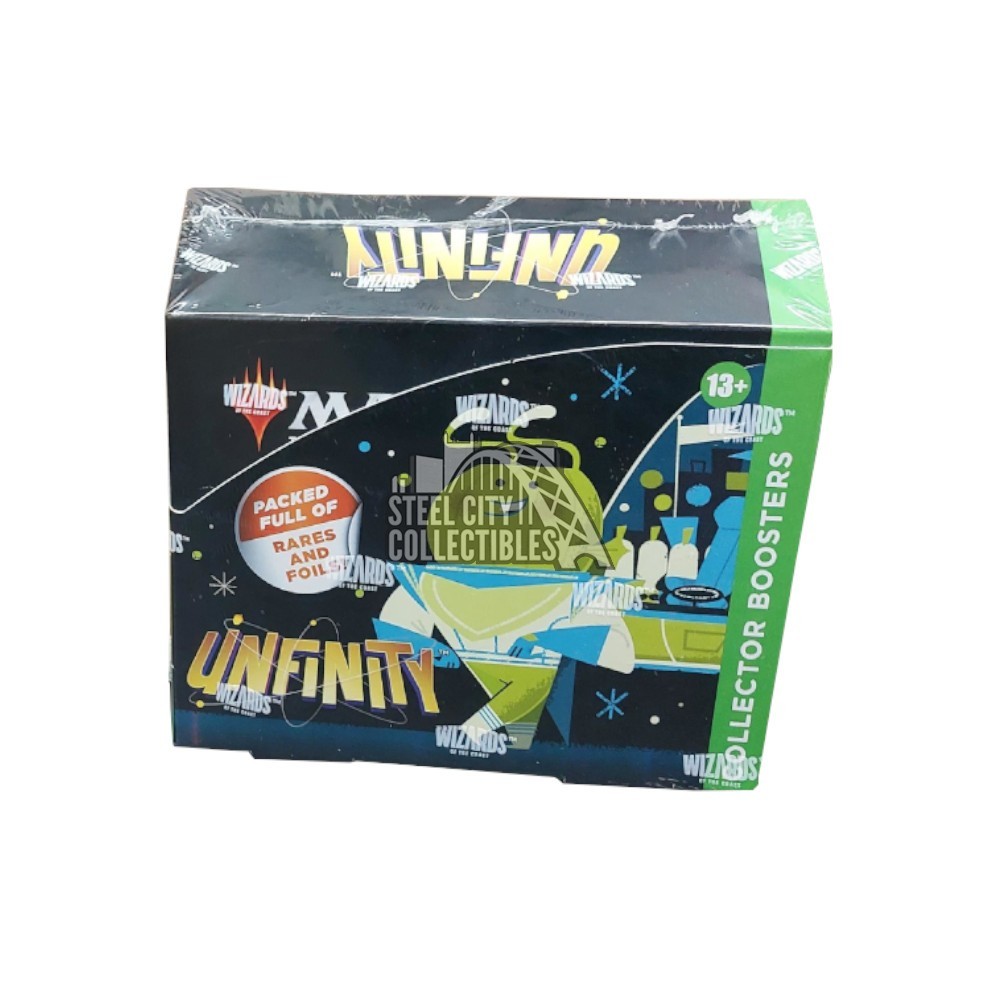 Magic the Gathering Unfinity Collector Booster Box | Steel