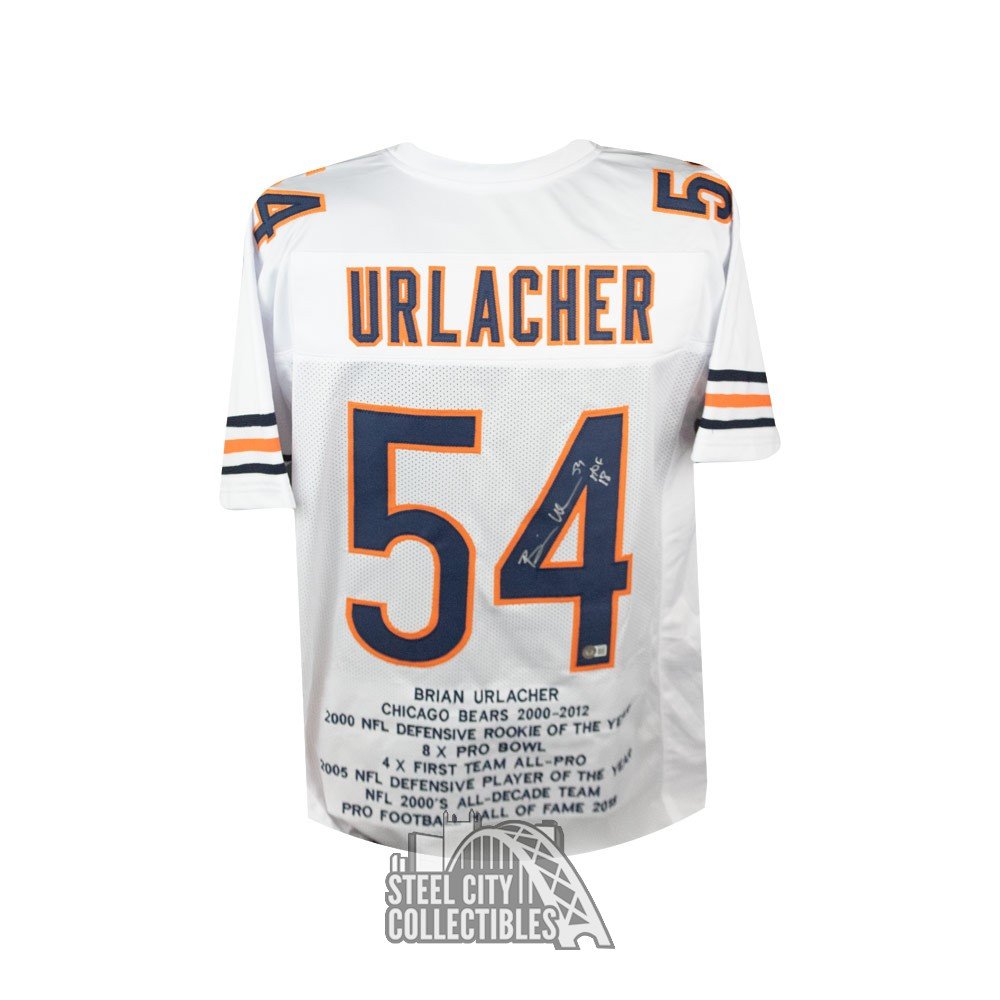 brian urlacher white jersey