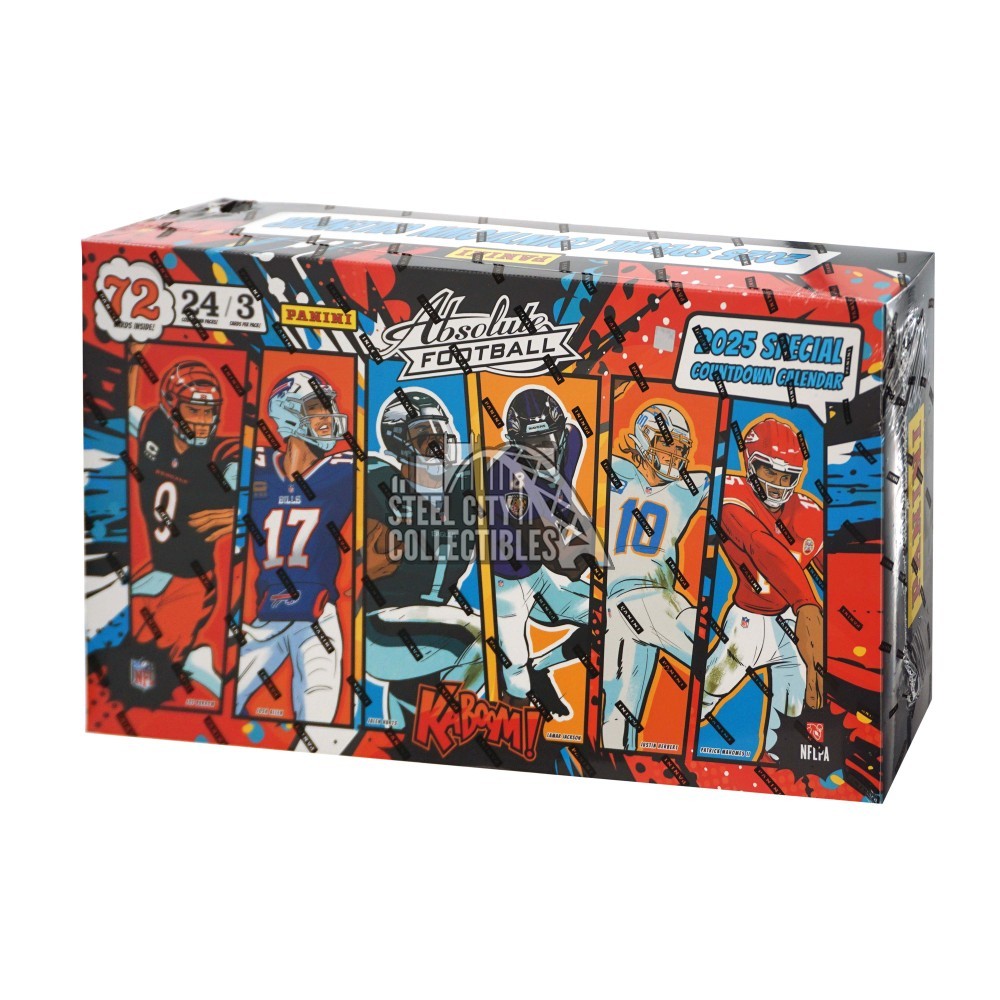 2025 Panini Absolute Football Countdown Calendar Box | Steel City