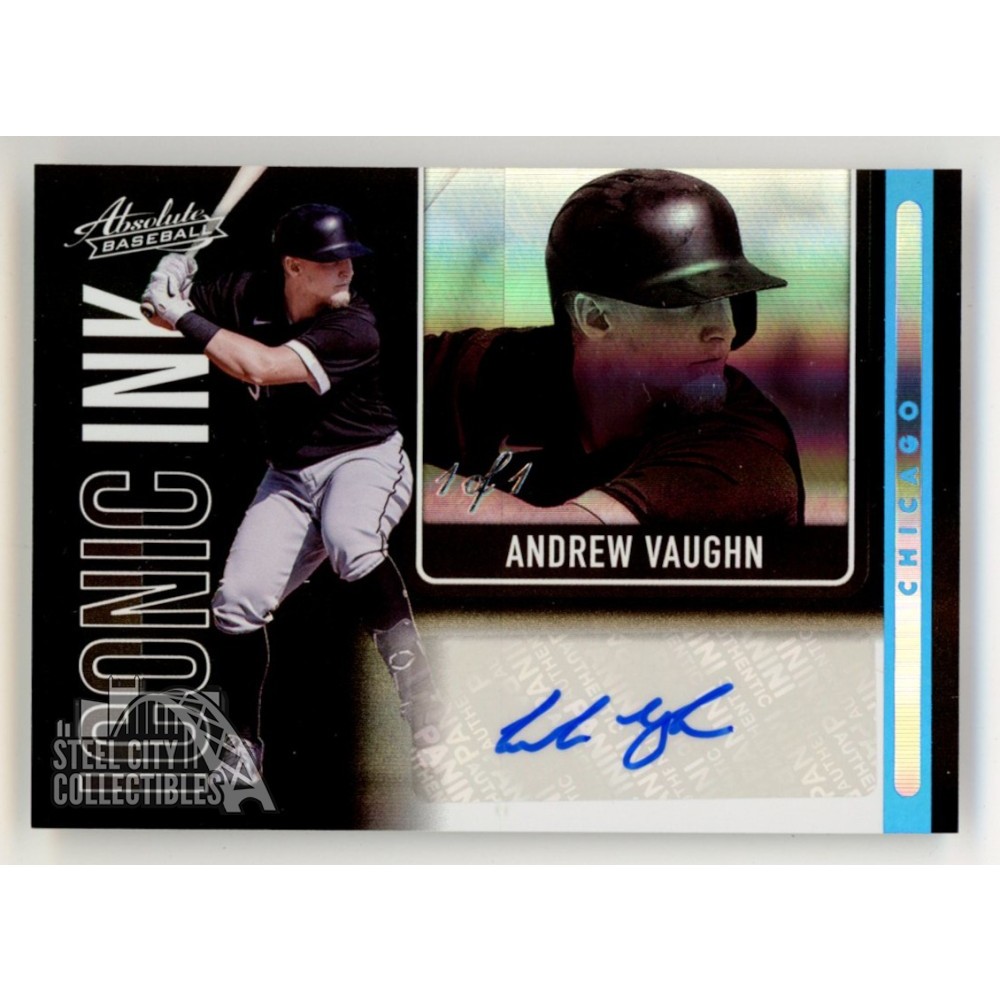 Andrew Vaughn 2022 Panini Absolute Iconic Ink Autograph Card #II