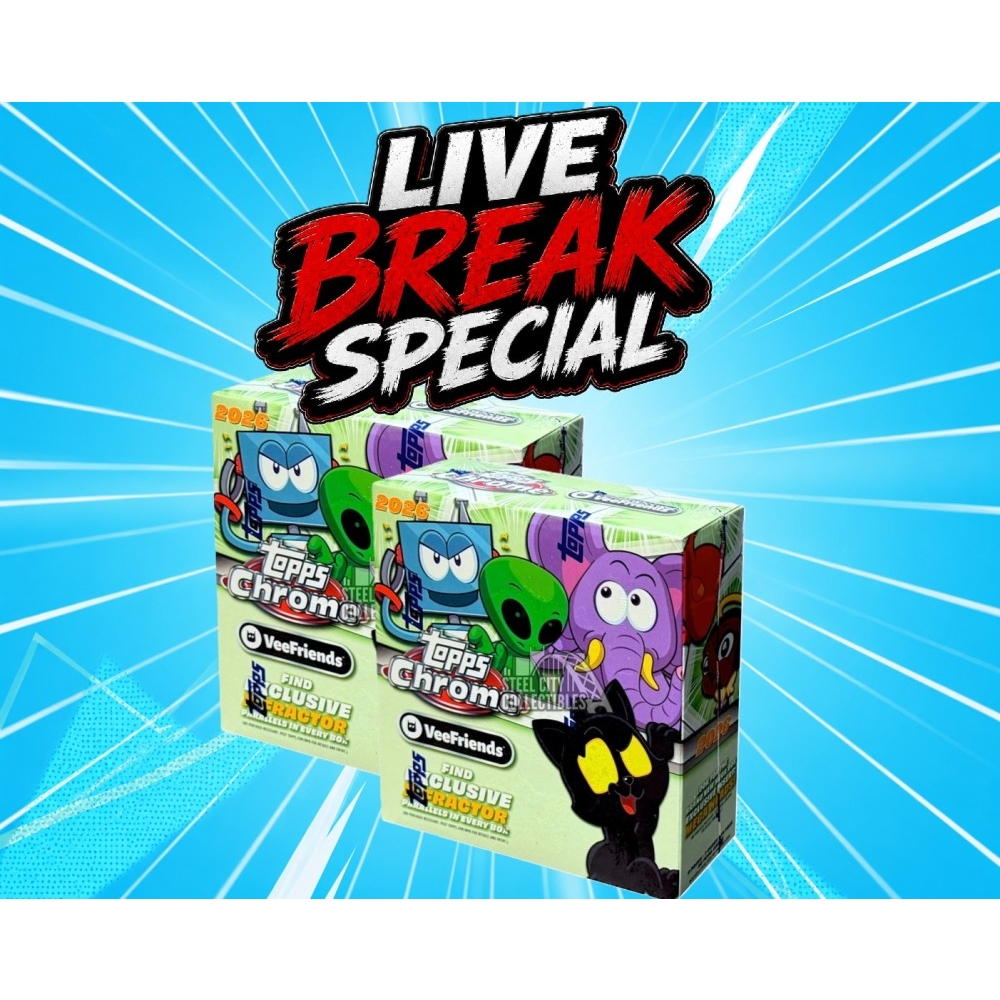 2-BOX LIVE BREAK SPECIAL* 2026 Topps Chrome VeeFriends Mega Box x2