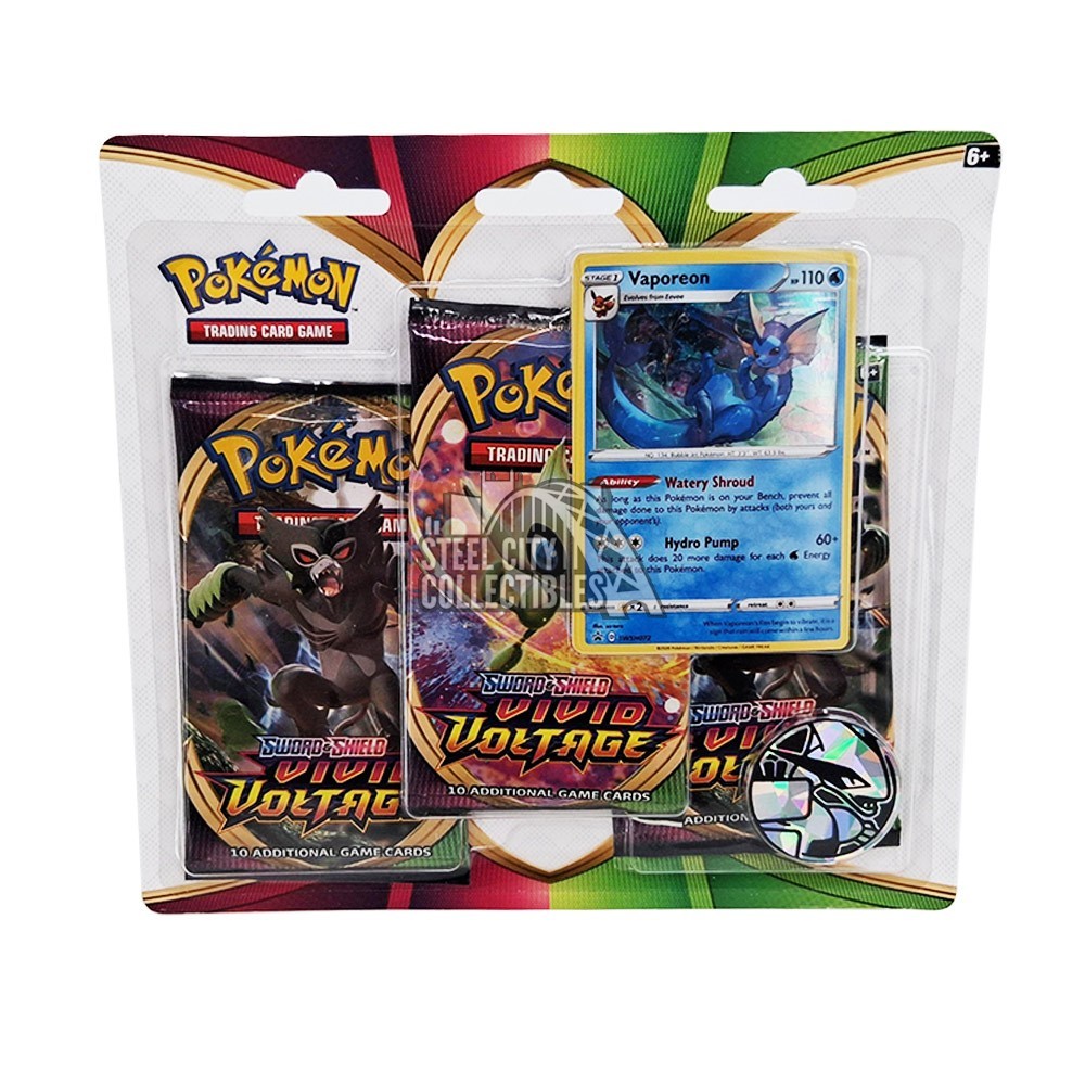pokemon card packs vivid voltage Pokemon Sword & Shield Vivid Voltage Booster Pack – SCJ main image 0