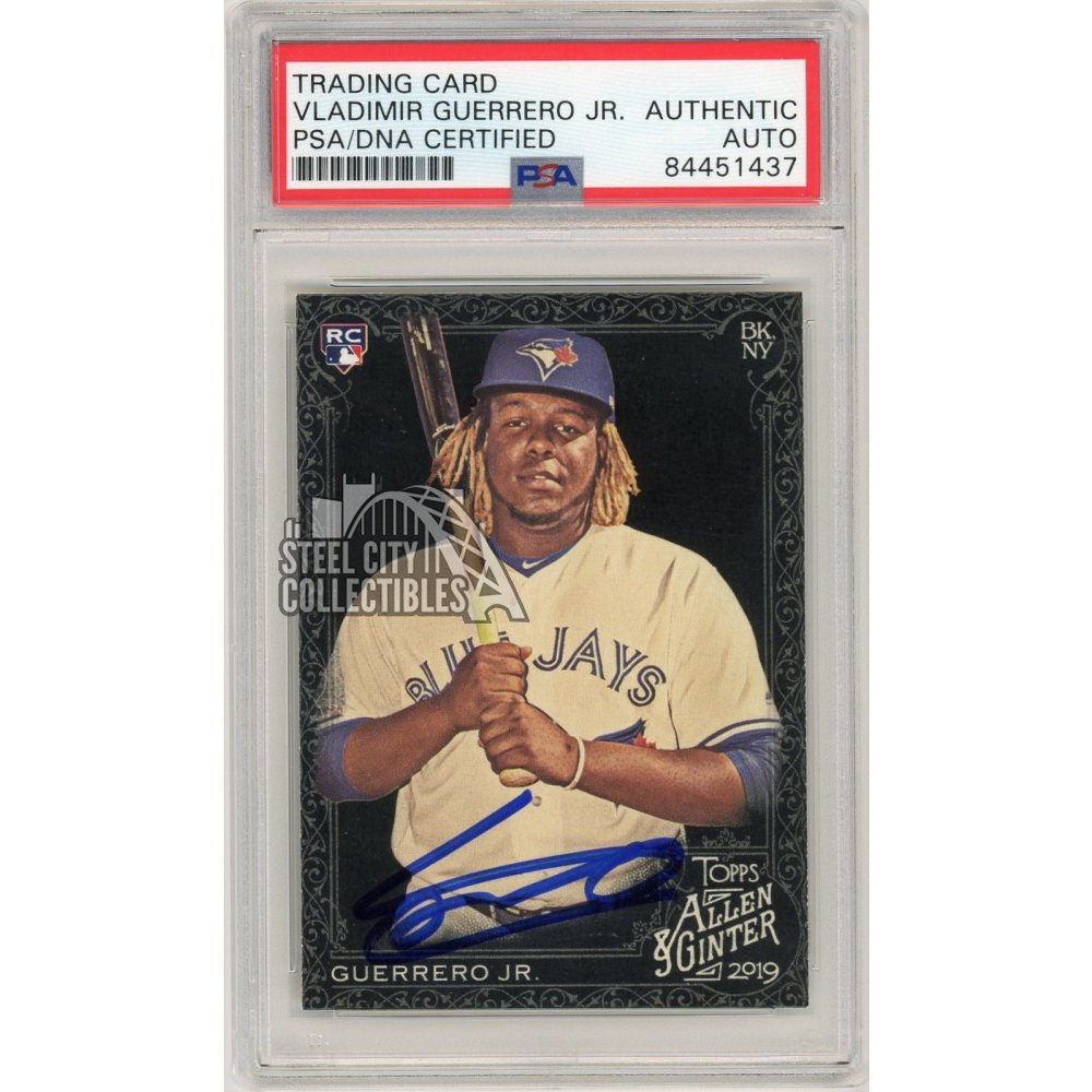Vladimir Guerrero Jr 2019 Topps Allen & Ginter Black Autographed