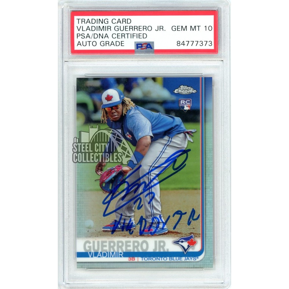 Vladimir Guerrero Jr  Topps Chrome Variation Refractor Autograph  "Vladdy Jr" RC # PSA/DNA