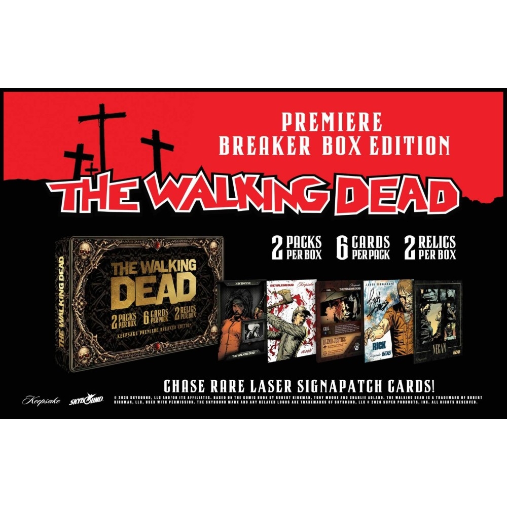 2026 Keepsake The Walking Dead Premiere Breaker Edition Box
