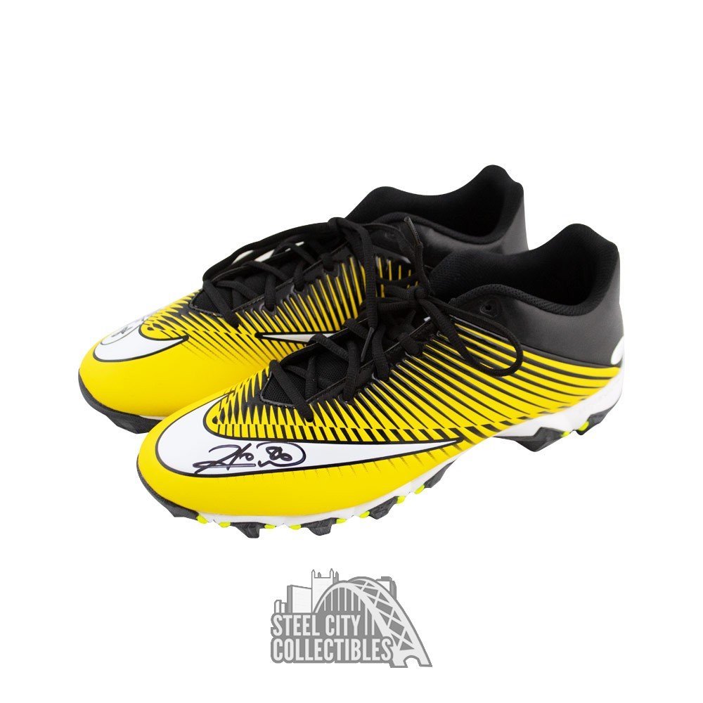 Hines Ward Autographed Vapor Shark 2 Cleats 12 - JSA | Steel City Collectibles