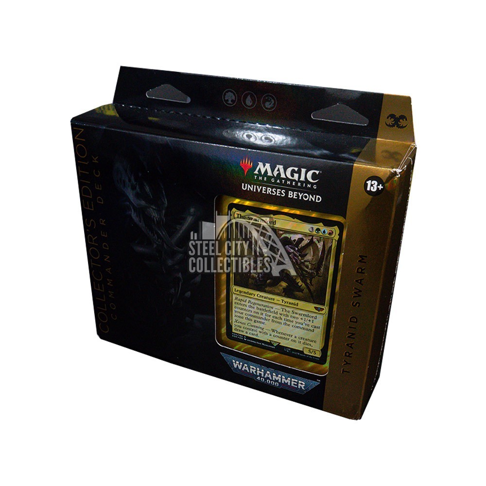 mtg universes beyond warhammer 40k commander deck Universes Beyond: Warhammer 40,000 Commander Deck – Tyranid Swarm