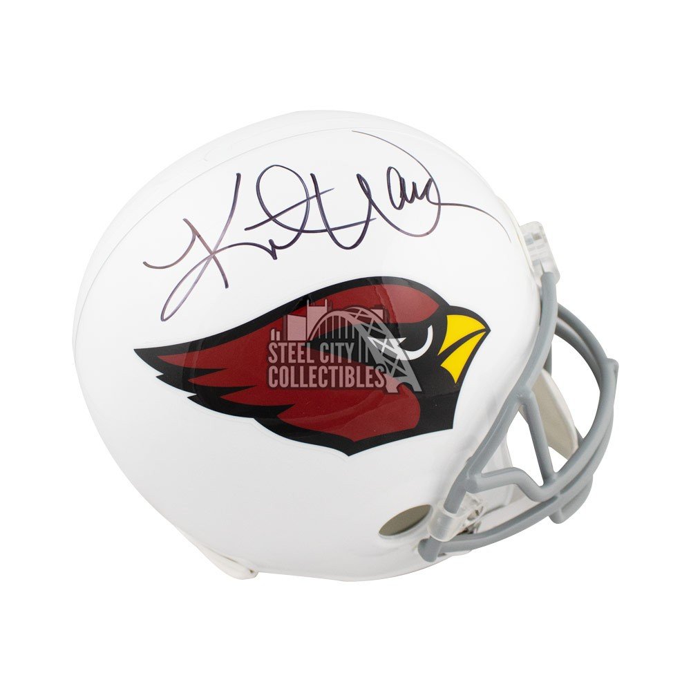 BAS COA Kurt Warner Autographed Arizona Cardinals Eclipse Mini Football Helmet 