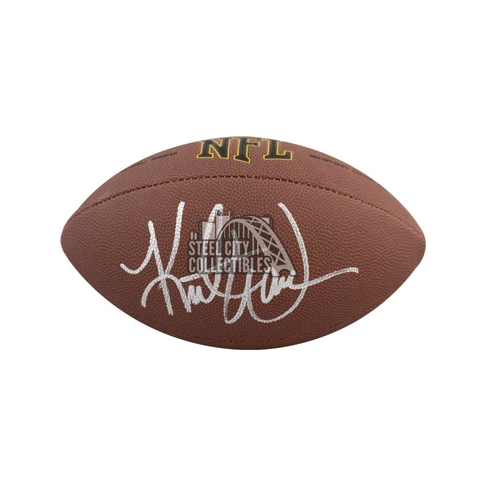 kurt warner autographed football