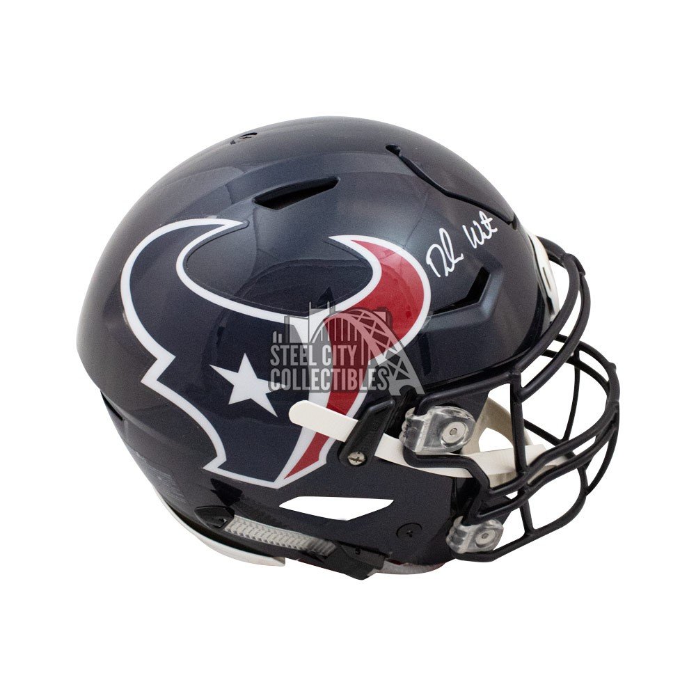 Deshaun Watson Autographed Texans Speed Flex Full-Size Football Helmet -  BAS COA