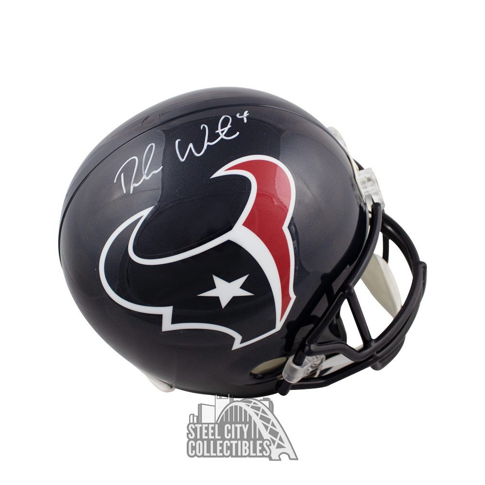 deshaun watson autographed helmet