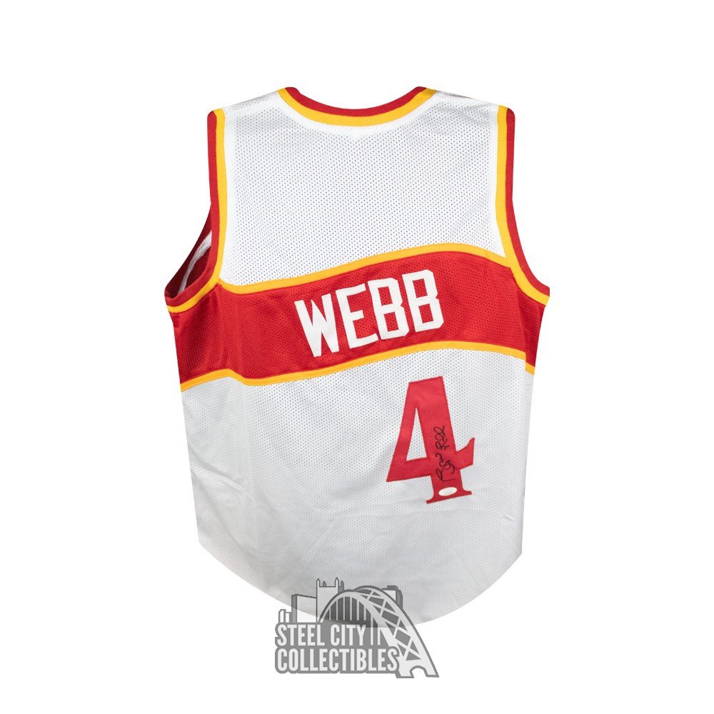 SPUD WEBB ATLANTA HAWKS M&N HARDWOOD CLASSIC SWINGMAN NBA JERSEY- MENS RED