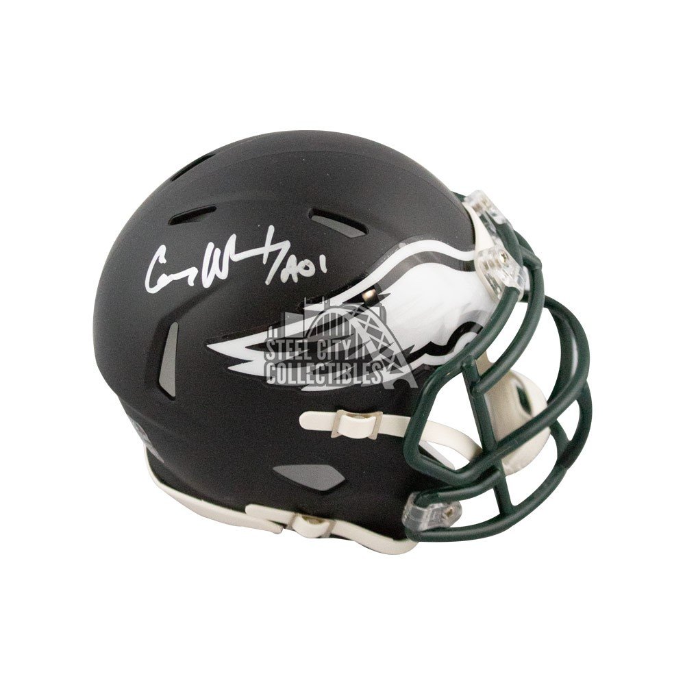 carson wentz autographed football