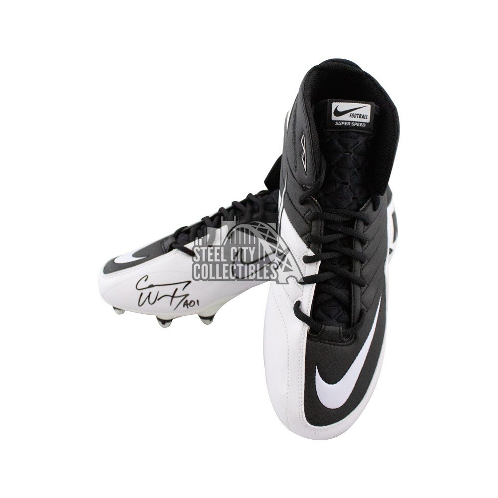 Carson Wentz Autographed Nike Football Cleats Fanatics Carson Wentz Autographed Nike Football Cleats Fanatics