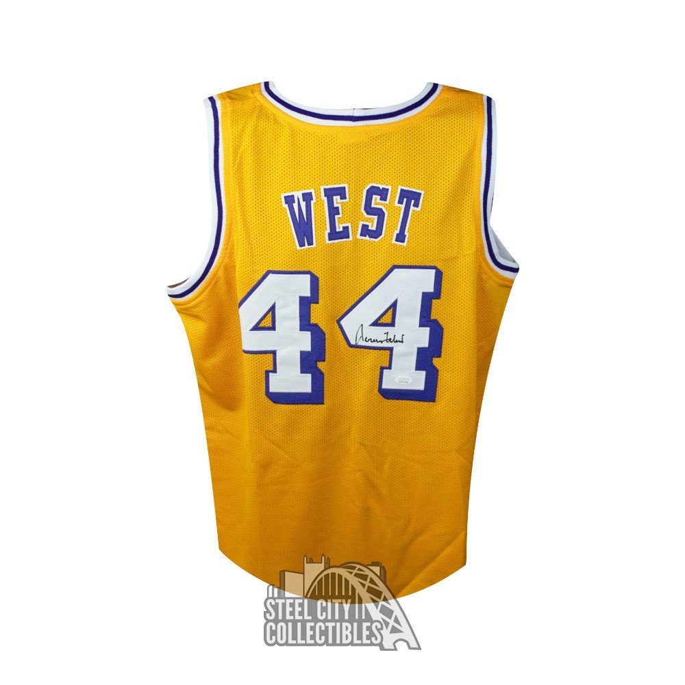 jerry west signed jersey
