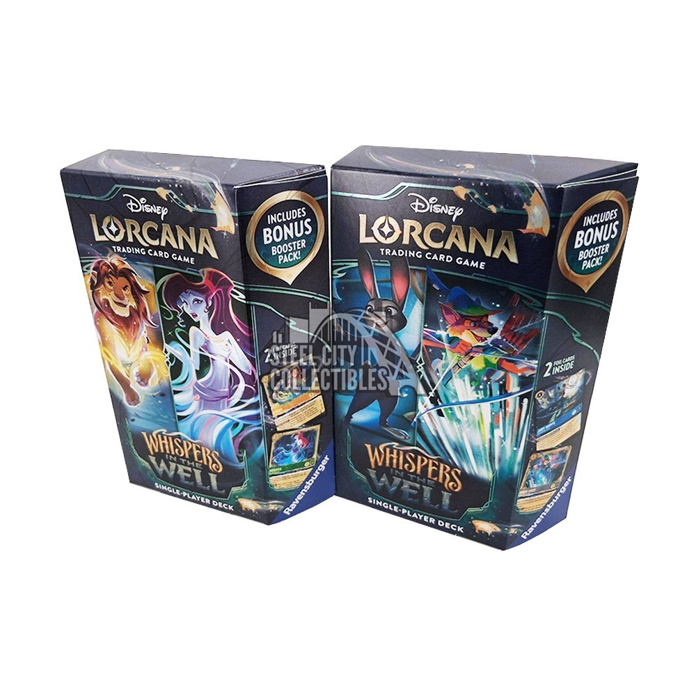 lorcana yellow discard card Disney Lorcana TCG: Into the Inklands Booster Sleeve Single Pack – Gongaii  Games main image 0