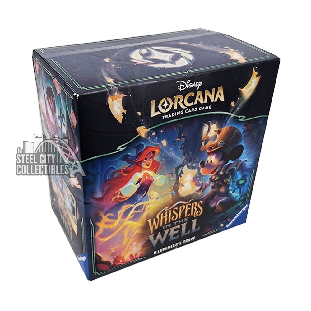Lorcana Whispers in the Well Illumineer's Trove 4-Box Case | Steel City Collectibles Lorcana Whispers in the Well Illumineer's Trove 4-Box Case | Steel City Collectibles