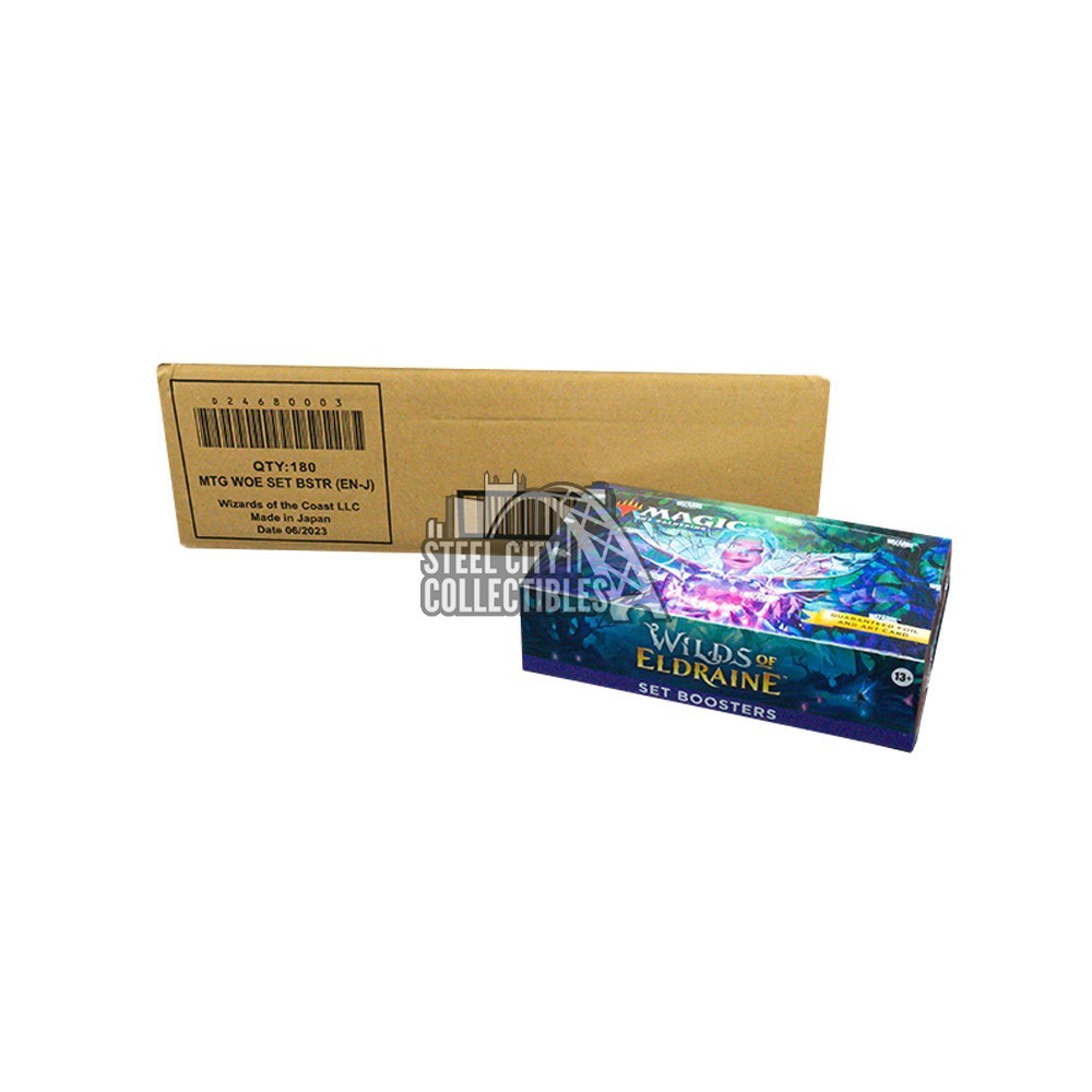 Magic the Gathering Wilds of Eldraine Set Booster 6-Box Case