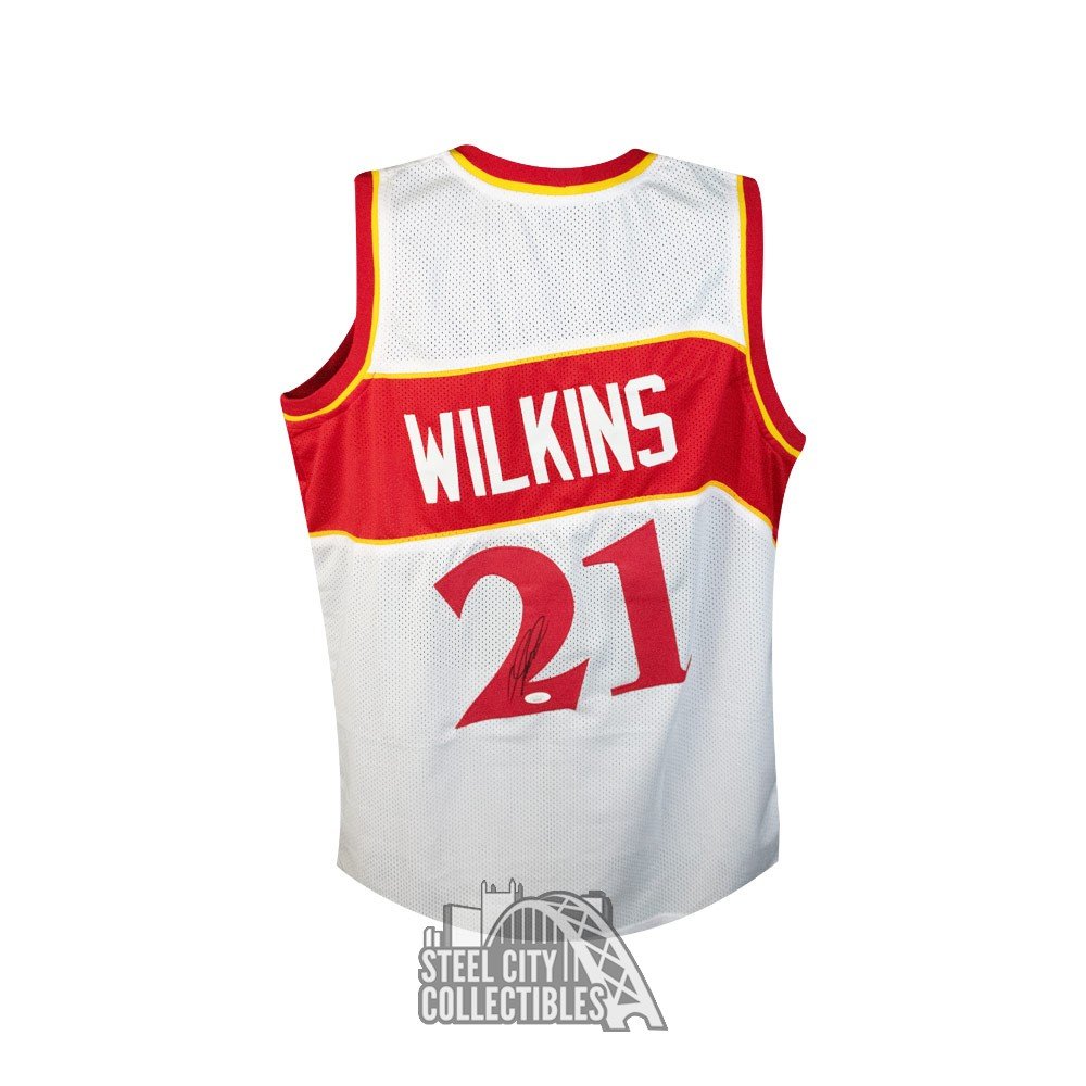 Dominique Wilkins Autographed Atlanta Custom Basketball Jersey