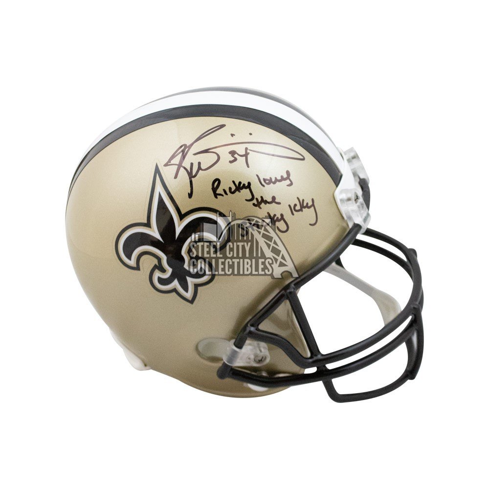 Sticky Ricky Williams Football Ricky Williams Sticky Icky Autographed Saints Replica Full-Size ...