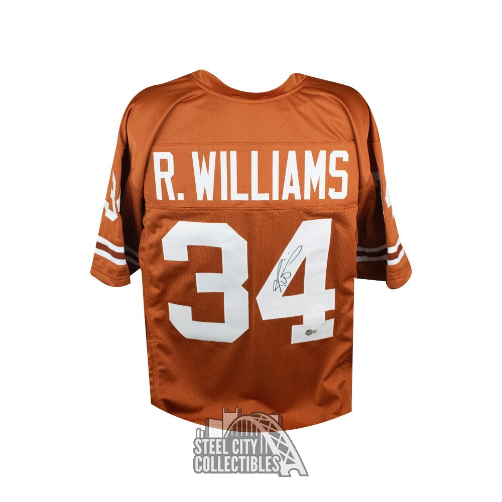 Ricky Williams Autographed Texas Longhorns Custom Football Jersey BAS Steel City Collectibles