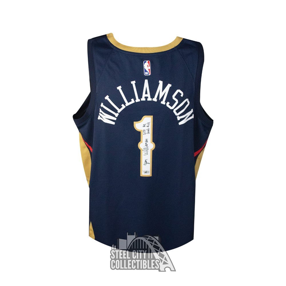 zion williamson autograph jersey