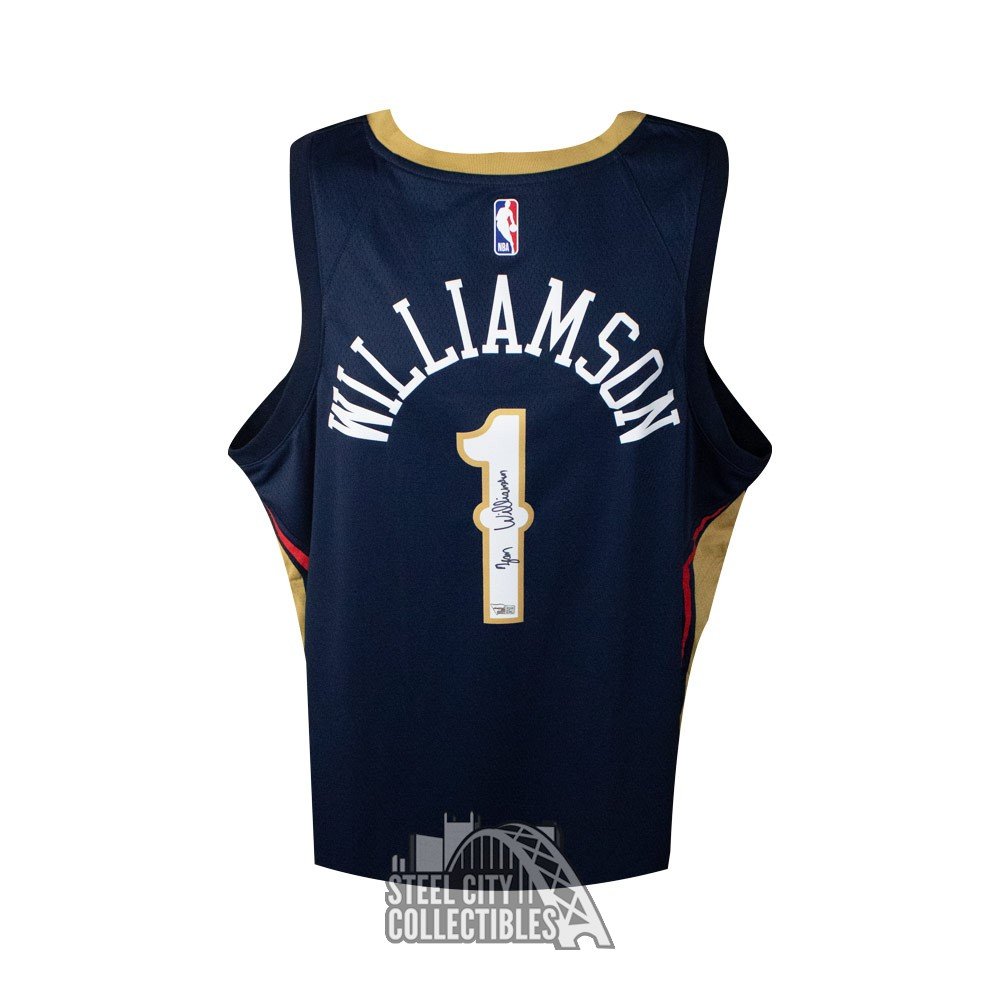 zion williamson signed jersey