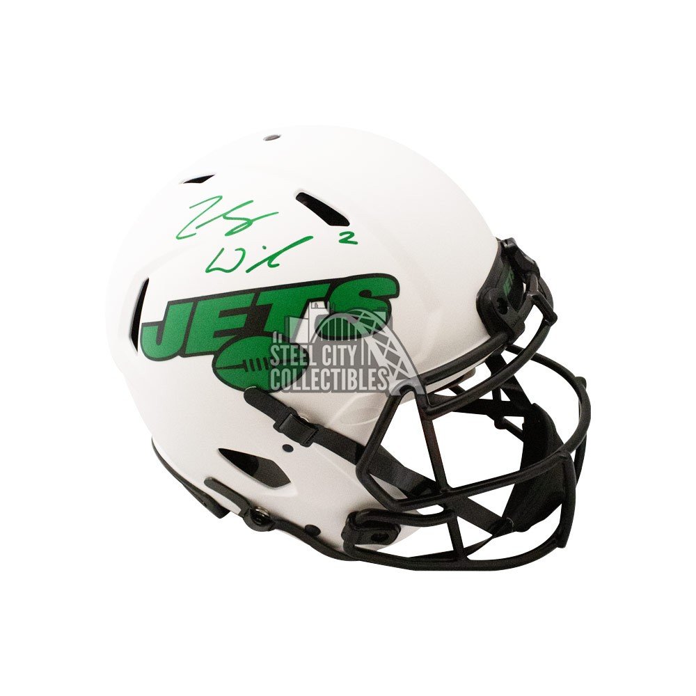 Zach Wilson Autographed Jets Lunar 